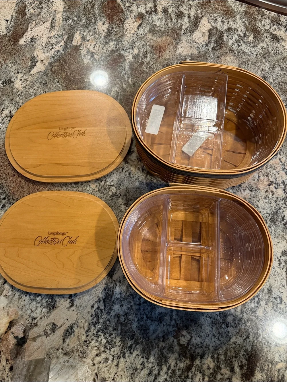 Longaberger Collector's Club Harmony Baskets - set of 2